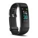 MLanYunS Fitness Tracker Monitor Heart Rate Sleep Blood Pressure & Oxygen, Step Count, Calorie Activity Tracker, Smart Watch & Bracelet for Kids Boy Girl Parents Women Men Gifts Black (adult)