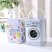 ISAKEN Washing Powder Storage Metal Laundry Powder Storage Box Washing Powder Bucket Detergent Box Laundry Detergent Dispenser Laundry Powder Storage Box Container White - Buy Online on SooperMarket.com
