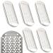 PrettyClaw Callus Remover Foot File Pedicure File Callus Tool Corn Remover Removes Dead Skin Foot Skin File Rasp Callus Shaver Heel Scraper for Feet - 6 Pack Blades (Silver Big Hole) Big Hole 6.0