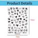 RUNRAYAY Nail Art Image Stamping Plates Valentine'S Day Love Heart DIY Manicure Template Image Plate for DIY Nail Art - 7.6 x 10.2Cm B - Buy Online on SooperMarket.com