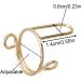 10 Nail Rings Adjustable Detachable Fingernail Rings Reusable Metal Nail Ring Set For False Nail Removable Nail Art Decoration Women Nails Jewelry Fingertip Decorations For Wearing Manicure Nails Gold - Buy Online on SooperMarket.com