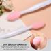 Silicone Lip Scrub Brush | Exfoliating Double-Sided Lip Scrubber Tool | Smoother & Fuller Lips | 3 Colors, 3 PCS - Buy Online on SooperMarket.com