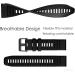 YOOSIDE Quick Easy Fit Watch Band for Garmin Fenix 6X Pro/Sapphire 26mm Soft Non-allergenic Silicone Sport Waterproof Wristband Strap for Garmin Fenix 5X/5X Plus Fenix 3 Quatix 3 Tactix Bravo(Black) - Buy Online on SooperMarket.com
