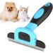 HCE Dog Hair Brush for Grooming | Best Brush for Matted Hair, Shedding & Defurring | Ideal for Large Dogs, Huskies | Blue - Buy Online on SooperMarket.com