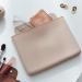 FERYES Khaki Makeup Bag & Travel Brush Holder - Portable Silicone Cosmetic Case for Toiletries - Buy Online on SooperMarket.com