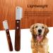 Yuip Dog Stripping Knife - Professional Ergonomic Tools for Dog Grooming | Wooden Handle & Trimmetters for Perfect Coat Care - Buy Online on SooperMarket.com