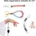 Silicone Pearls for Babies - Round Star Pearls Pacifier Clips Keychain & Toy Accessories - Buy Online on SooperMarket.com