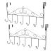 NAMOARLY 2pcs Door Hook Wall Mount Clothes Rack Door Coat Hanger Over Door Coat Hook Hat Rack Door Back