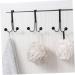 Cabilock 3pcs Wrought Iron Hook Heavy Duty Clothes Rack Door Hanger for Hanging Coat Door Coat Hook Jacket - Buy Online on SooperMarket.com