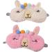 Gatuida 4 Pcs Sherpa Fleece Eye Masks | Cozy Sleep Masks for Adults & Kids | Travel Blindfolds & Eye Patches - Buy Online on SooperMarket.com
