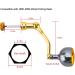 Goture Spinning Reel Handle Replacement with Round Power Knob - Gold Medium - Buy Online on SooperMarket.com