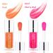 2 PCS Hydrating Plumping Lip Oil Gloss - Moisturizing & Long Lasting Formula for Nourished Lips - Non-Sticky & Transparent Shine - Buy Online on SooperMarket.com