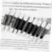 FOYTOKI 50pcs Women Eyeshadow Brush Beauty Sponge Double Sided Eyeshadow Brush Foam White Miss Oval Lipstick - Buy Online on SooperMarket.com