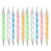 10Pcs Nail Art Dotting Pens Professional Nail Dotting Pens Nail Art Dotting Tools Manicure Dot Pens Nail Art Tools Set for DIY Nail Art