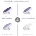 BELLASONIC 4-in-1 Electric Nail File Set with Unique Oscillating Head - Rechargeable & Travel-Friendly - Purple Metallic - Buy Online on SooperMarket.com