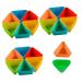 MAGICLULU 20pcs Triangle Muffin Cup Candle Molds Paper Cups Silicone Molds DIY Baking Mold Silicone Cake Molds Muffin Cake Mold Muffin Cupcake Mold Mini Silica Gel Baking Cup