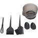 Hair Dyeing Kit Hair Dye Brush Ergonomic Wear Resistant Ear Cover Stable Sturdy Firm ABS Mixing Tool for Hair Salon for Individual Use for Hairdresser(black) - Buy Online on SooperMarket.com