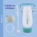 DentiStar Strohhalmbecher 260 ml - Baby Bottle with Dynamic Straw for 6 Months+ | Anti-Slip Design & Cleaning Brush | BPA Free Mint - International Shipping Available - Buy Online on SooperMarket.com