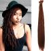 Buy No LIFE 10PCS Chocolate Dreadlock Extensions | Synthetic One-Sided Crocheted Faux Locs for Men & Women - Jamaican Punk Hip-Hop Hair Accessories - Buy Online on SooperMarket.com