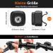 Antimi Waterproof Bicycle Front Light - StVZO Certified USB Type C Black | High-Performance Bike Lamp for Safe Night Riding - Buy Online on SooperMarket.com