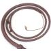 6ft 8 Plait Dark Brown Cowhide Leather Bullwhip - Indiana Jones Style - Buy Online on SooperMarket.com