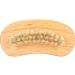 Demeras Wooden Foot 9x5x5 natura Beech Double Sided Nail Brush Remove Dead Skin Cutin Nail Brush Manicure Tool - Buy Online on SooperMarket.com