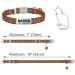 Tagme Cat Neck Band with Name & Address | Safe Closure Cat Necklace | 2 Pack Brown (18cm-30cm) | International Shipping - Buy Online on SooperMarket.com