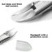 Toe Nail Clipper Streamlined Handle Remove Edges Of Nails Cuticle Clipper Stainless Steel for Hand for Cuticle for Dead Skin(Tyrant Gold) - Buy Online on SooperMarket.com