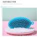 Soft Silicone Toddler Scalp Massage Pad Set - 3pcs | Gentle Bath Shampoo Scrubber for Children | Parent-Child Bonding Bath Care Tool - Buy Online on SooperMarket.com
