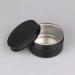 Buy 12 Pack Matt Black Aluminum Screw Cap Cans - 80ml Round Cosmetic & Candle Containers with Stickers - International Shipping Available - Buy Online on SooperMarket.com