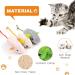 Adiwo Cat Toys - 9 Piece Plush Mouse Set with Catnip | Interactive Toys for Cats & Kittens - Buy Online on SooperMarket.com
