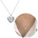 Oralgo Adjustable Heart Pendant Necklace - French Style Silver Collarbone Chain for Women & Girls - Buy Online on SooperMarket.com
