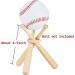 Wooden Baseball Stand Display Holder with Mini Bats and Circles - Ideal for Players and Fans - Buy Online on SooperMarket.com