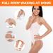 Charmonic Wax Strips for Hair Removal - 100 Count Waxing Kit for Bikini, Brazilian, Leg - Quick & Painless Body Wax Strip for Women & Men with 10 After-Wax Wipes - Buy Online on SooperMarket.com