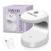 Saviland Mini Nail Lamp - 16W U V/LED Nail Dryer U V Light for Nails for Gel Nail Polish, Builder Nail Gel, Glue Gel, Nail Art Tools for Starters Home DIY Professionals Salon Portable Nail Lamp