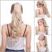 Silk-co Long Wavy Curly Claw on Ponytail Extensions Synthetic Clip in Hairpiece Pony Tail Extension 24 inch Light Brown&Blond Heat-Resisting 24inch (Pack of 1) Light Brown/Blond - Buy Online on SooperMarket.com