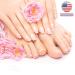 Karma Organic Natural Nail Polish Remover Wipes - 100% Soy Based, Non-Toxic, Vegan, Cruelty-Free - Pack of 10 - Buy Online on SooperMarket.com