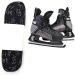 Ice Hockey Skate Laces - Waxed Flat Wide Laces for Enhanced Performance | Durable & Tearproof Black Laces - 1 Pair - Buy Online on SooperMarket.com