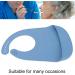 Elderly Silicone Bib Waterproof Elderly Bibs Prevent Food Falling Crumb Collector for Adults for Eating(blue) - Buy Online on SooperMarket.com