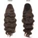 YEESHEDO Brown Long Wavy Drawstring Ponytail Hair Extension 24 Inches - Clip in Synthetic Hairpiece for Women - Buy Online on SooperMarket.com