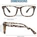 Shop CN92 Classic Nerd Glasses | Vintage 40s 50s Round Keyhole Panto Style | Clear Lens | Multicolored Brown | International Shipping Available - Buy Online on SooperMarket.com