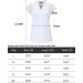 Felisou Women's V-Neck Golf Polo Shirt - Short Sleeve Sport Shirt for Workout - White, Size Medium - Buy Online on SooperMarket.com