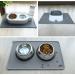 Joytale Silicone Waterproof Pet Bowl Mat - Large 21x14 or Medium 18.5x12 - Non Slip Bowl Placemat for Dogs and Cats - Grey - Buy Online on SooperMarket.com