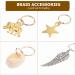 KALLORY 21 Pieces Dreadlock Jewelry Alloy Hair Braid Charms Hair Rings Shell Jewels Hair Decoration for Braiding Hair - Buy Online on SooperMarket.com