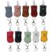 TEBI Portable 50ml Spray Bottle - Leak Proof & Refillable with Leather Keychain Holder - Black | Ideal for Travel & Daily Use - Buy Online on SooperMarket.com