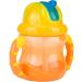Nuby Two-Handle Flip N' Sip Straw Cup 8oz - Colors May Vary | BPA-Free Straw Sippy Cup - Buy Online on SooperMarket.com