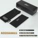 CGID CN12 Glasses - Extra Narrow Matte Black Slim Rectangle Nerd Glasses for Clear Vision | International Shipping - Buy Online on SooperMarket.com