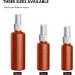 10x 50ml Portable Refillable Plastic Spray Bottles - Travel-Friendly Atomizers for Skincare Essential Oils & Perfumes (Brown) | Ideal for Outdoor Sports & Air Travel - Buy Online on SooperMarket.com