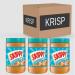3 x 1.13kg Smooth Peanut Butter Creamy Spread Breakfast Protein Nut Snack Cake Pie Topping Icing - Buy Online on SooperMarket.com