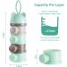 Vicloon Baby Milk Powder Dispenser - Portable 4-Layer Twist-Lock Container for Kids - Stackable Snack Storage - Green/Grey - Buy Online on SooperMarket.com